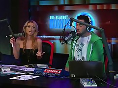 Watch the hot blonde host of the play playboy radio program 'Morning Show' discussing about some important facts of appearance and looks those you'll need to keep you fit and sexy! And to show the practical result she takes off her tops to show you how beautiful her body is by obeying those rules herself!