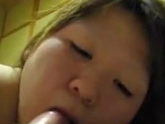 Asian Sucking On A Popsicle
