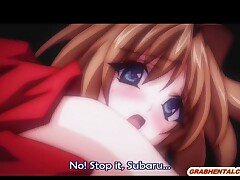 Japanese anime gets licked and fingered her wetpussy