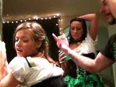 Ashlynn Leigh and Tiffany Brookes in St Patrick's Day Orgy
